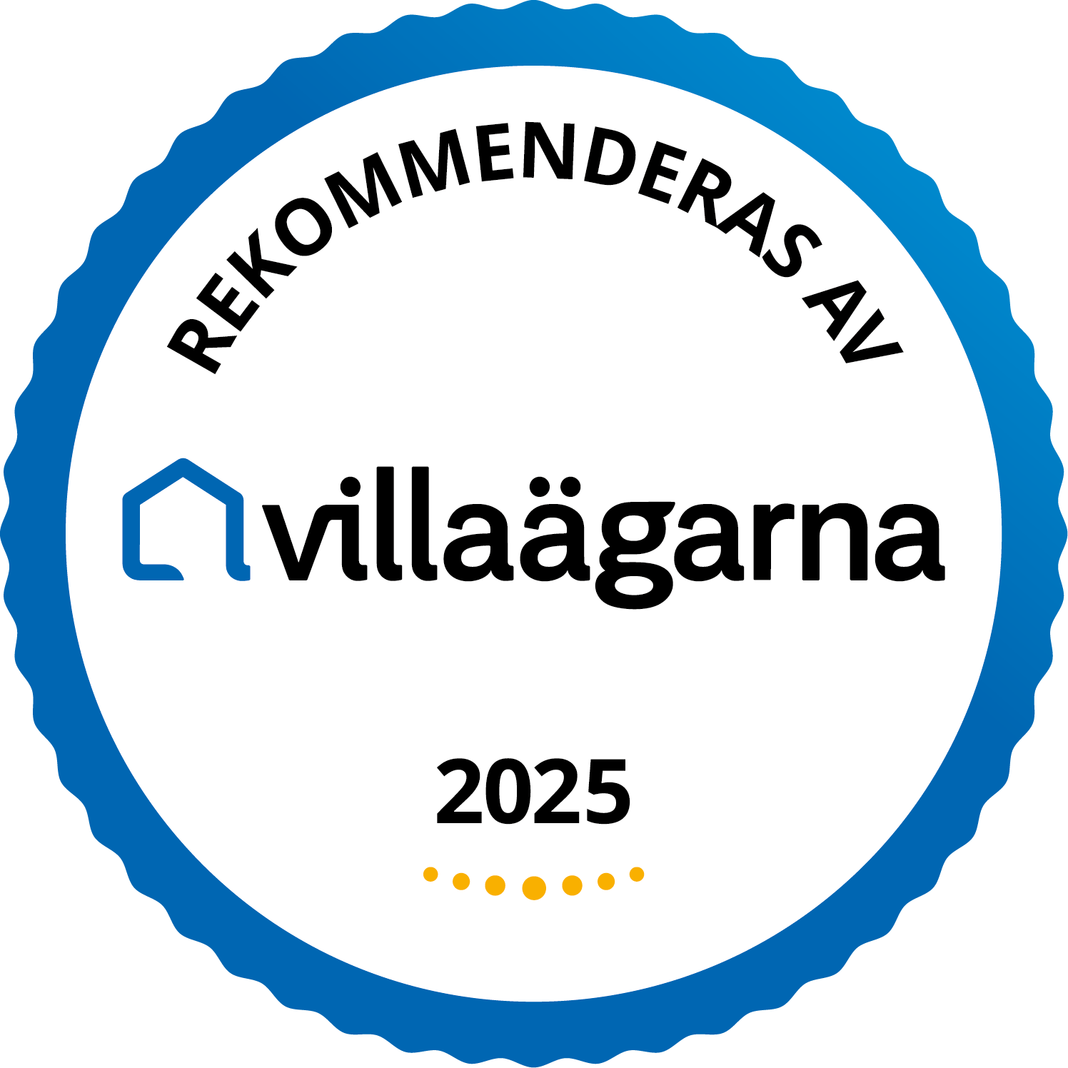 Rekommenderas av Villaägarna